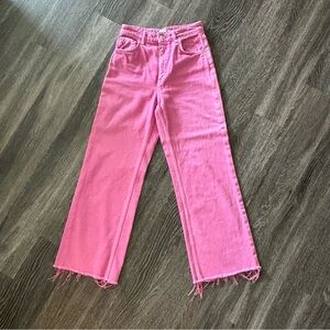 Zara pink jeans